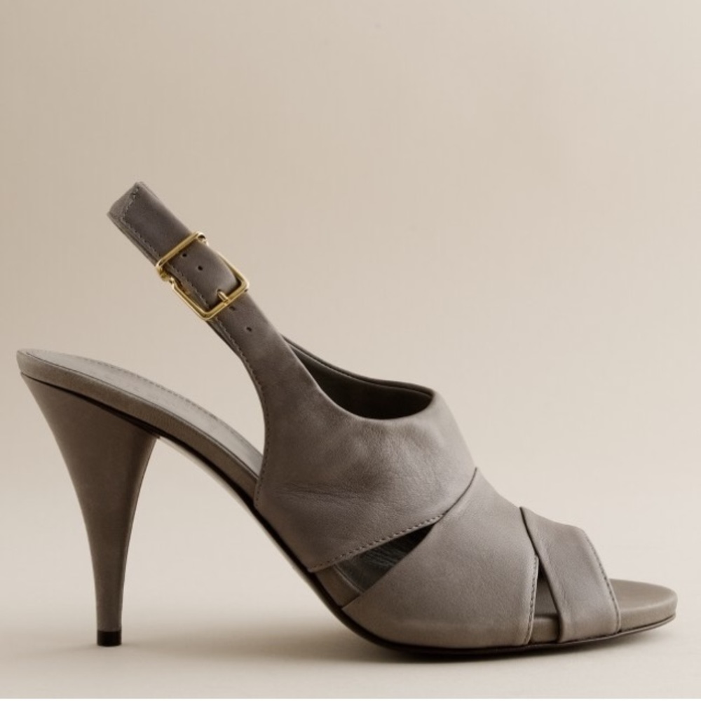J. Crew Julienne leather heel