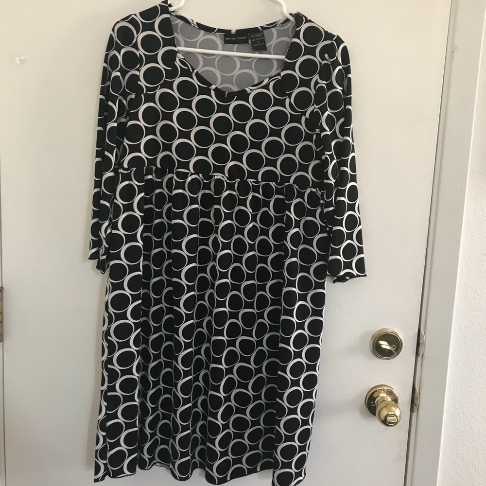 ❤️💜❤️ NY &Co Black and White Dress/