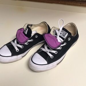 Black converse shoes