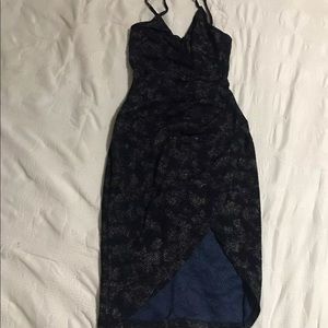 Fashion Nova Navy Blue Dress