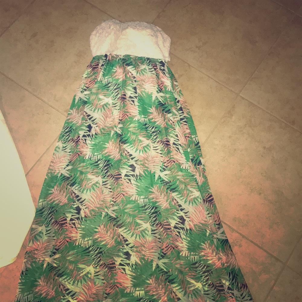 Maxi summer floral dress