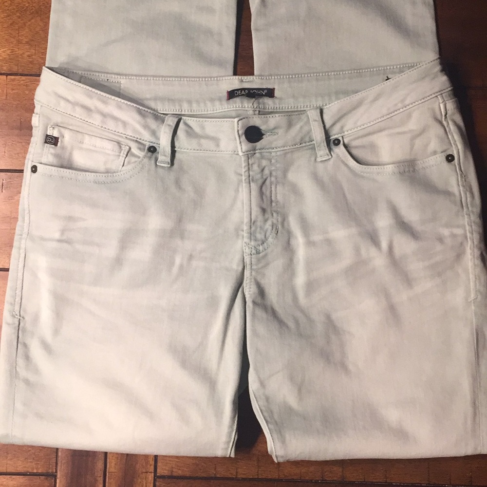 Dear John size 30 mint colored crop