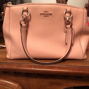 Pink coach purse