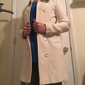 White fall/winter coat