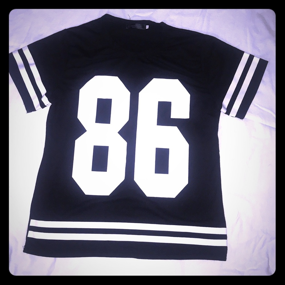 Black and white shirt