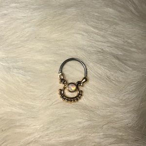 golden opal Septum ring💕✨