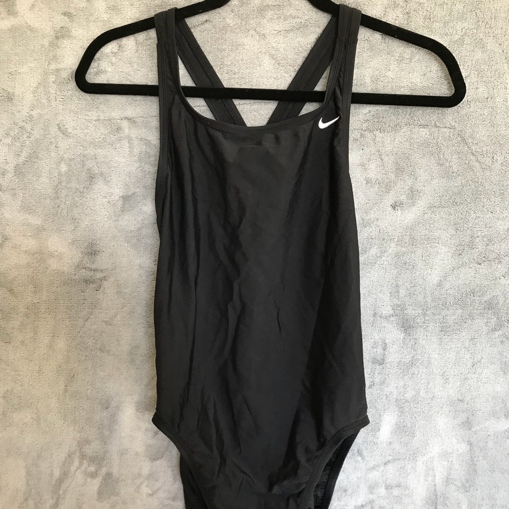 Black Nike One Piece Swim Suit