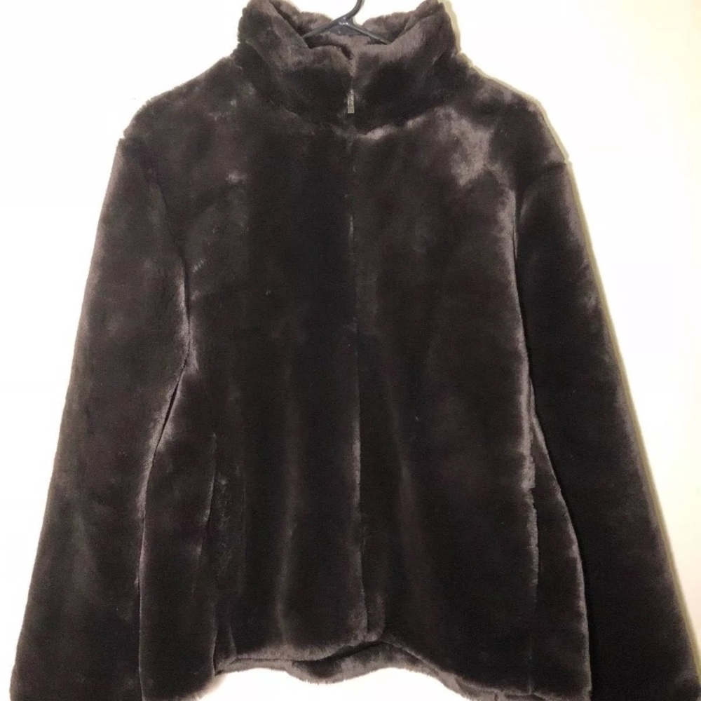 Liz Claiborne Brown Fur