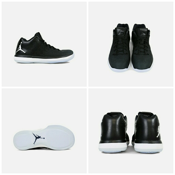 Nike Air Jordan XXXI Low Black & White New In Box - Picture 8 of 8