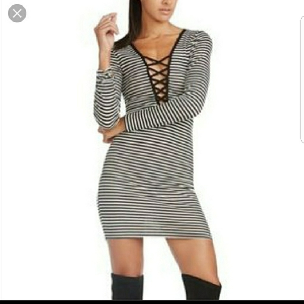 Black and White Dress