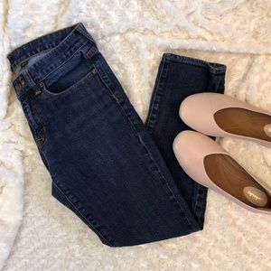 J. Crew Toothpick Dark Wash Jeans