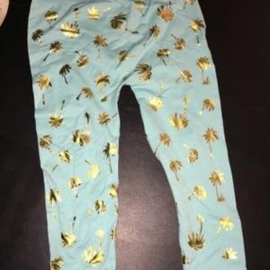 Little girls capri leggings