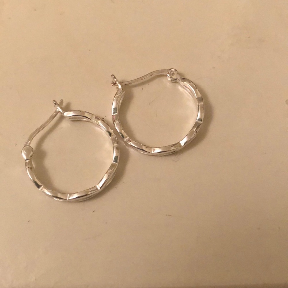 Sterling Silver hoop earrings