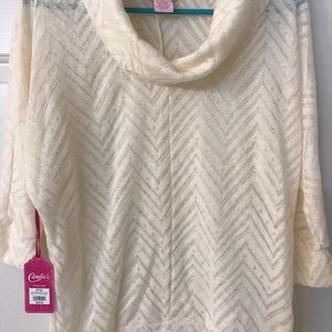 Great holiday sheer sweater. Youth/junior large