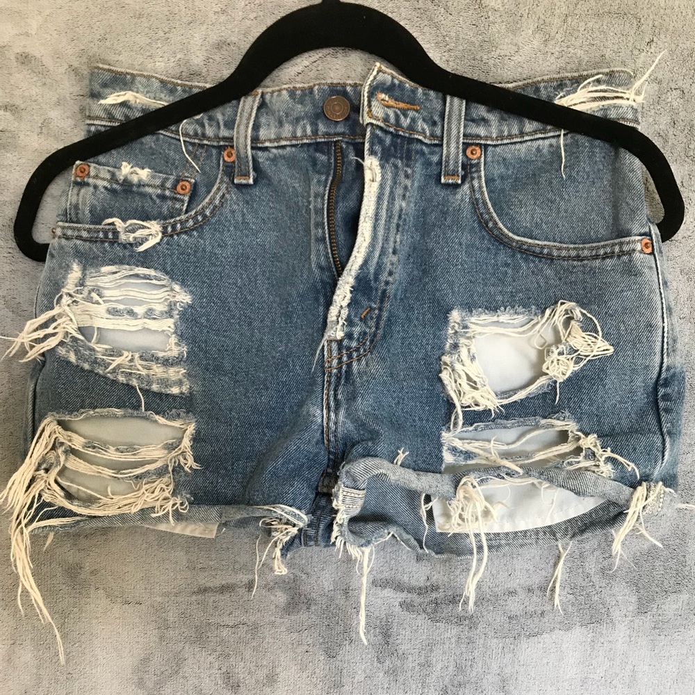 Vintage Destroyed Levi’s Shorts