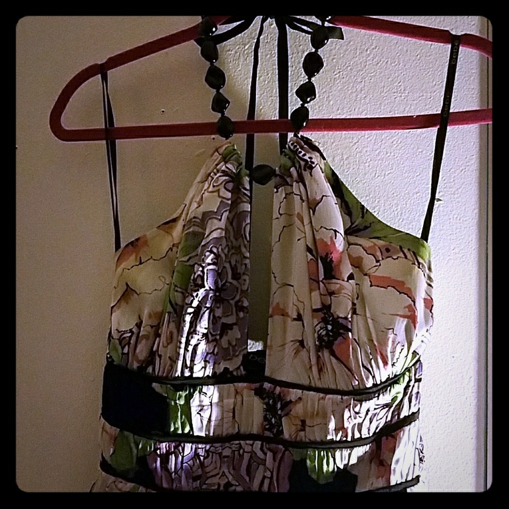 BEBE Halter Long Maxi dress - Picture 1 of 2