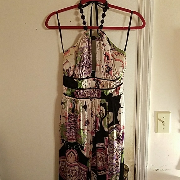 BEBE Halter Long Maxi dress - Picture 2 of 2