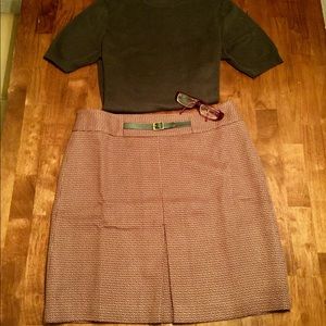 Ann Taylor LOFT tweed career skirt