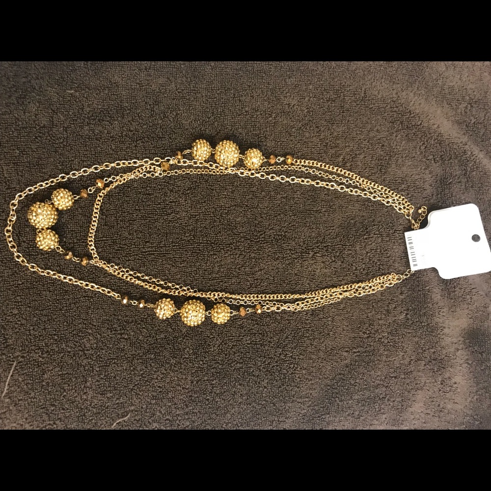 Brand new gold necklace