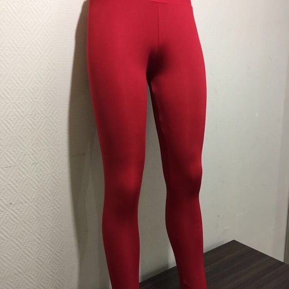 Red casual Leggings - Picture 3 of 4
