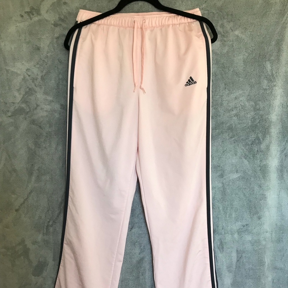 Baby Pink Adidas Pants