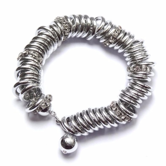 Playboy Bracelet Bunny Crystal Infinity Rings NWT NIB HTF RARE y2k Authentic Hot - Picture 7 of 7