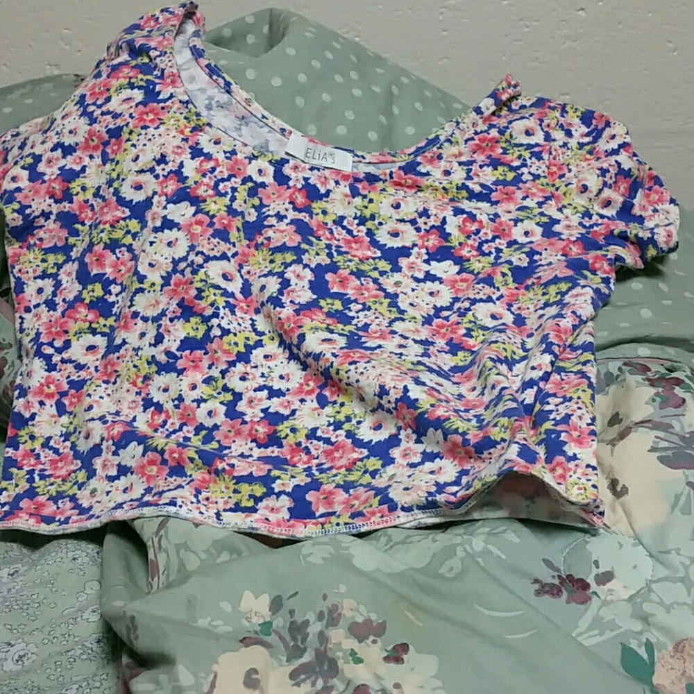Floral crop top