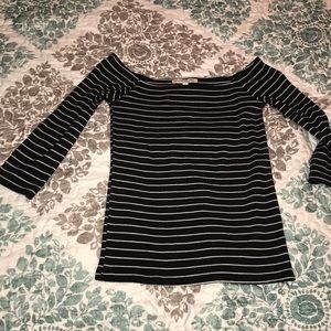 Off the shoulder shirt