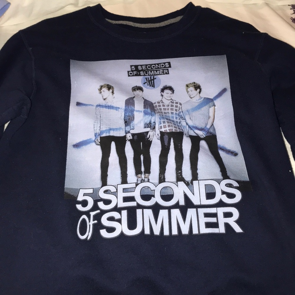 Custom printed 5SOS Crewneck