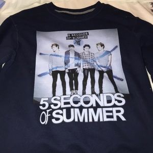 Custom printed 5SOS Crewneck