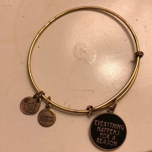 Gold Alex and Ani bracelet