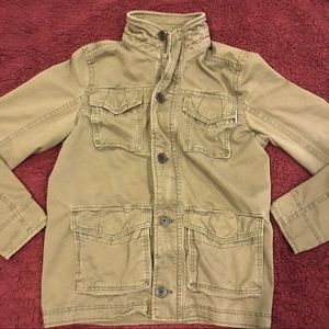 💚Hollister forest green army green jacket💚