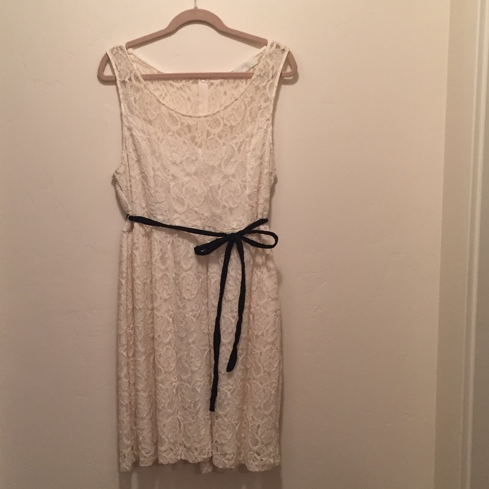 Cream Lace Dress