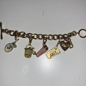 Juicy Couture Charm Bracelet with four charms