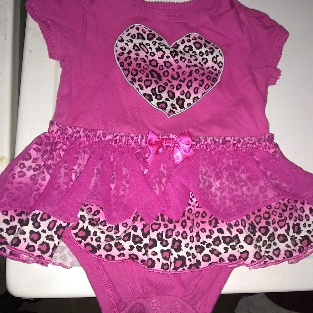 Pink/Cheetah onsie