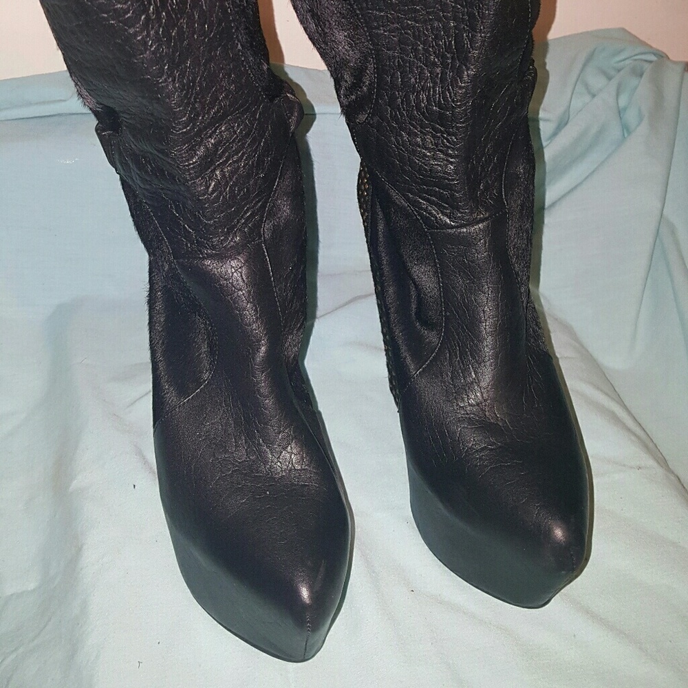 Jeffrey Campbell platform boots