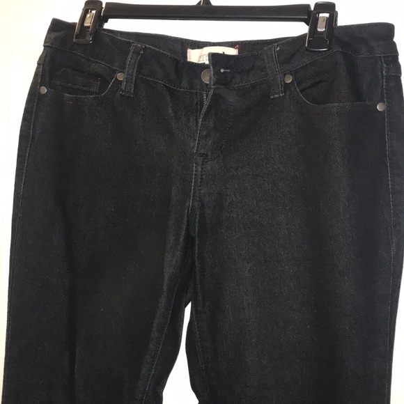 Zip Detailed Skinny Black 21 Denim Jeans - Picture 1 of 3