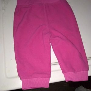 Pink sweatpants