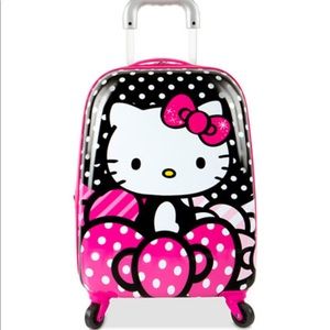 Hello Kitty travel luggage bag spinner suitcase