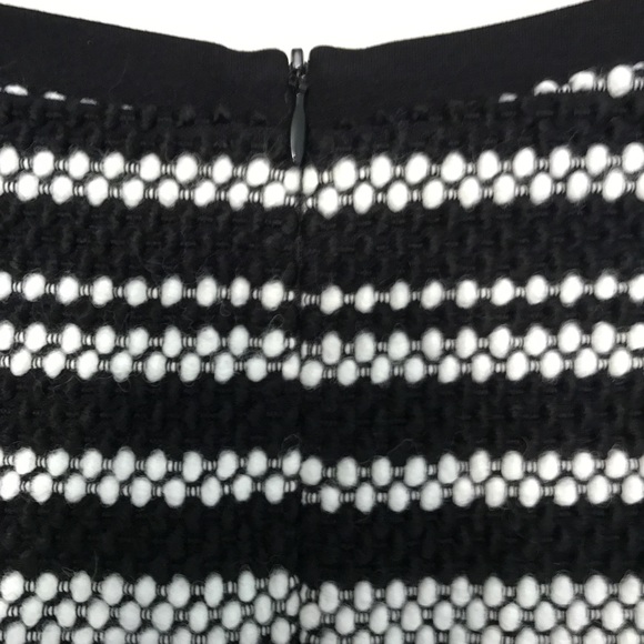 AMY MATTO Wool Serena Shift Dress M Black & White - Picture 4 of 7