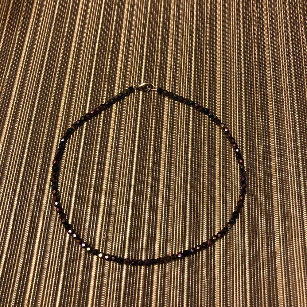 Choker 15.5 inches long STUNNING Czech Glass - Picture 5 of 8