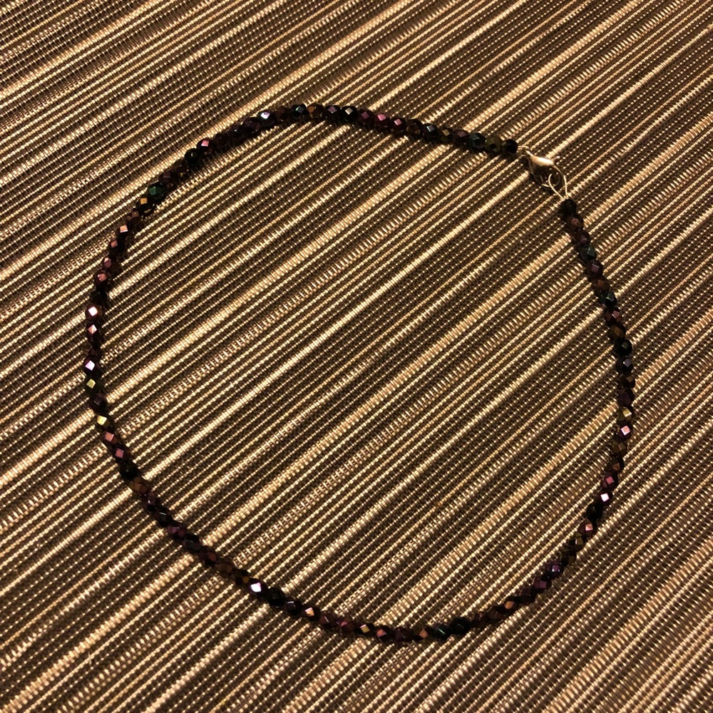 Choker 15.5 inches long STUNNING Czech Glass - Picture 7 of 8