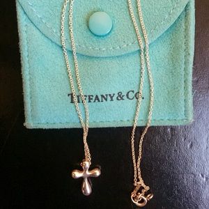 Tiffany Elsa Peretti Cross Pendant