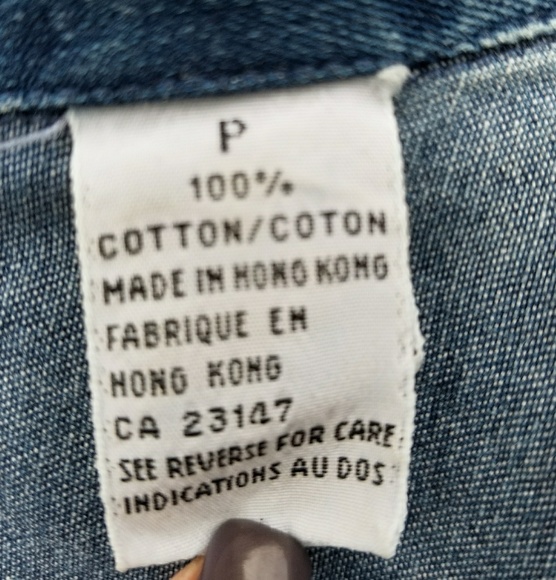 Talbots long denim jean vest - Picture 5 of 7