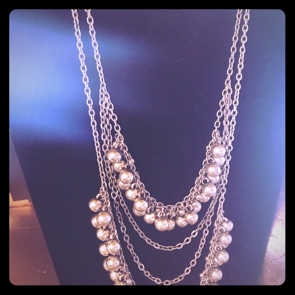 New Ladies Double Hanging Necklace