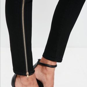 Missguided Jeans - Missguided Black Rebel high waisted skinny jeans 4 Missguided Jeans - Missguided Black Rebel high waisted skinny jeans 4