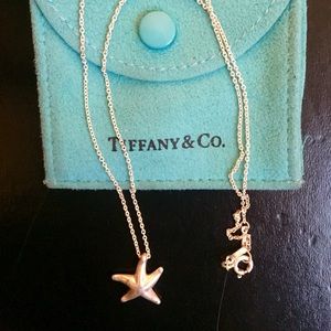Tiffany Elsa Peretti Starfish Necklace