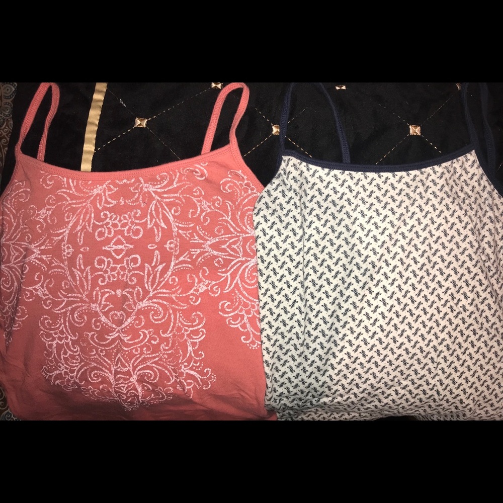 Set of 2 pattern camisole tanks