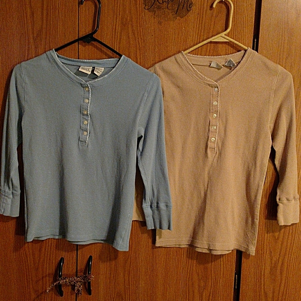 Thermal type set of 2 shirts