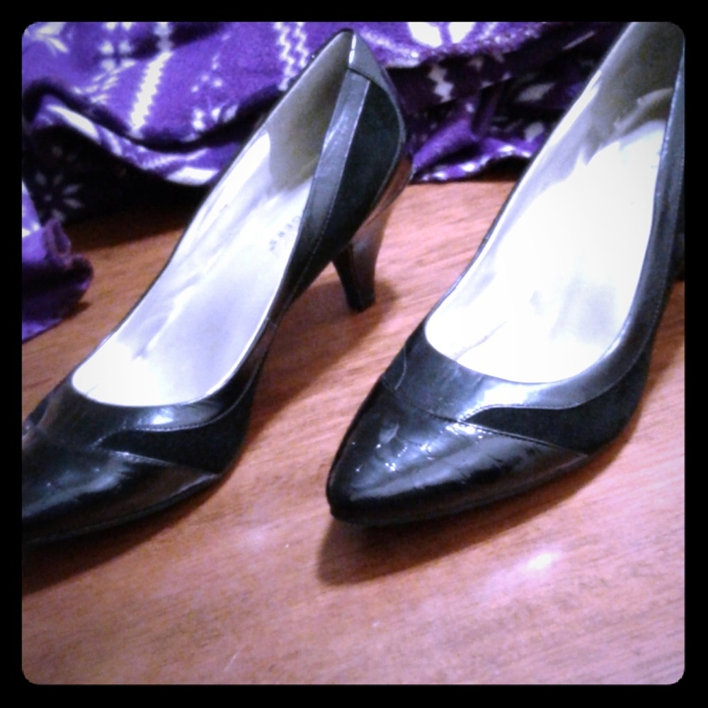 Kim Rogers Mix textured heels